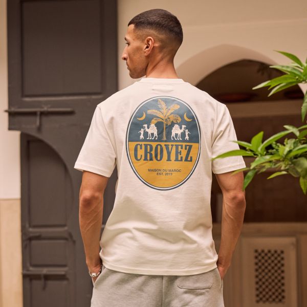 Croyez Camel T-shirt Off White