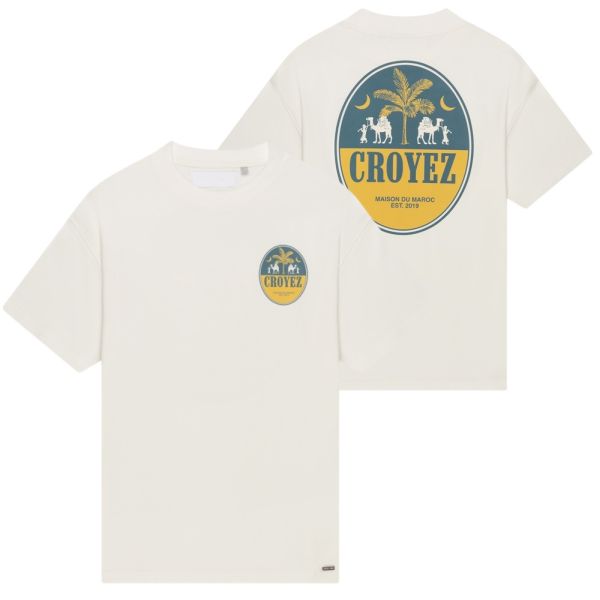 Croyez Camel T-shirt Off White