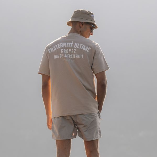 Croyez Fraternité T-shirt Beige