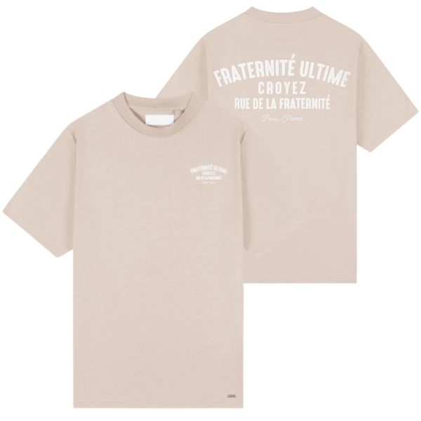 Croyez Fraternité T-shirt Beige