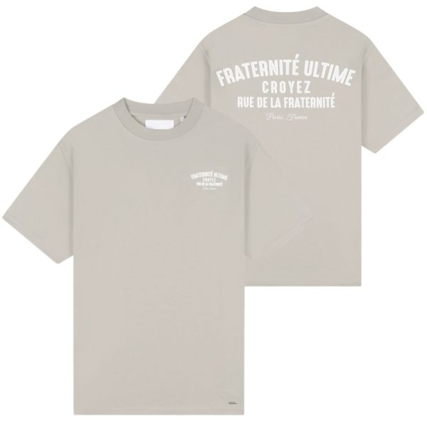 Croyez Fraternité T-shirt Grijs