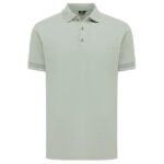 Genti 3 Buttons Polo Licht Groen