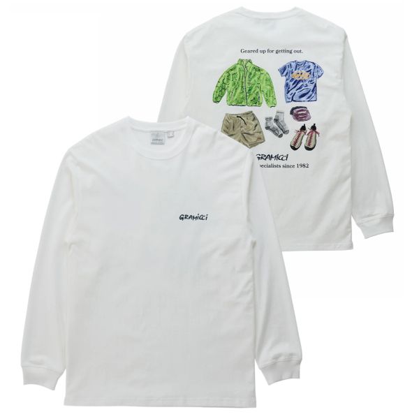 Gramicci Geared Up Longsleeve T-shirt Wit