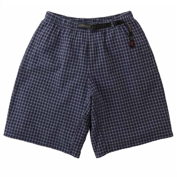 Gramicci O.G. Seersucker Lagoon Korte Broek Navy