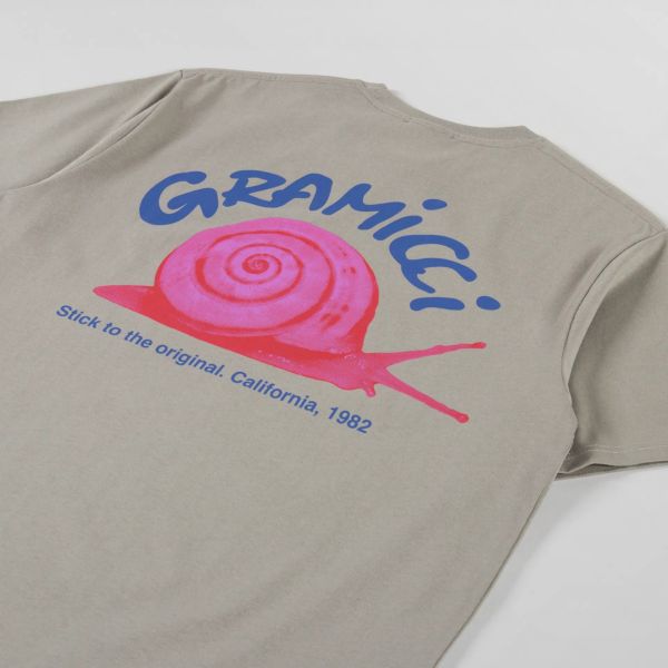 Gramicci Snail T-shirt Bruin