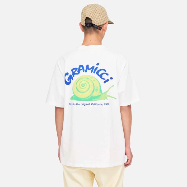 Gramicci Snail T-shirt Wit