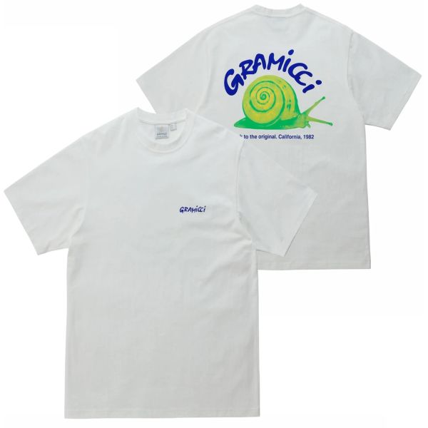 Gramicci Snail T-shirt Wit