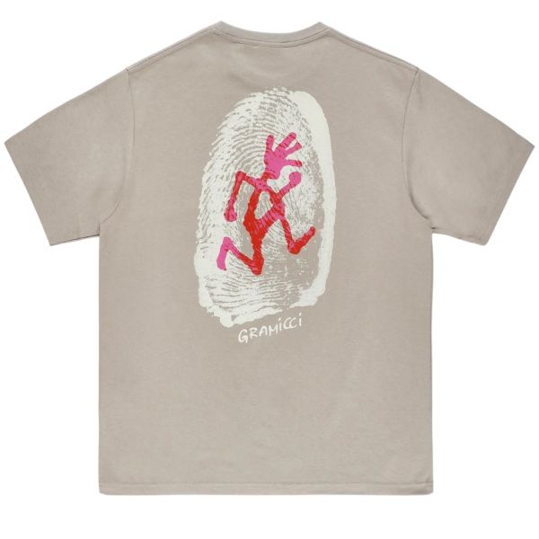 Gramicci Thumbprint T-shirt Bruin