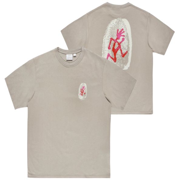Gramicci Thumbprint T-shirt Bruin