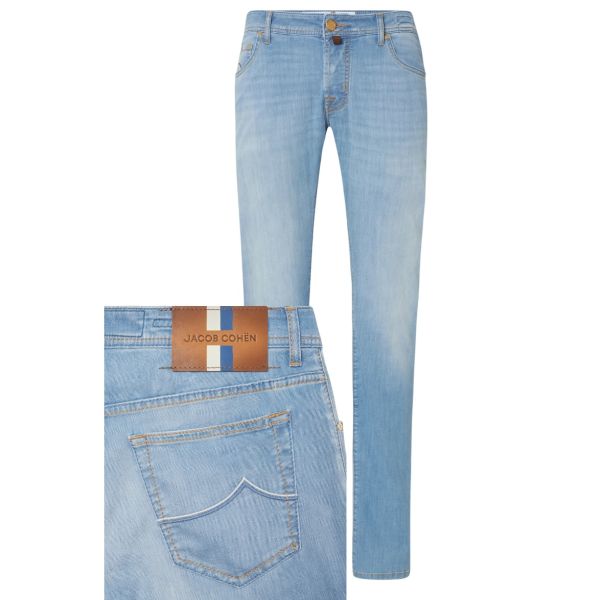 Jacob Cohën Nick Super Slim Jeans 300D Licht Blauw