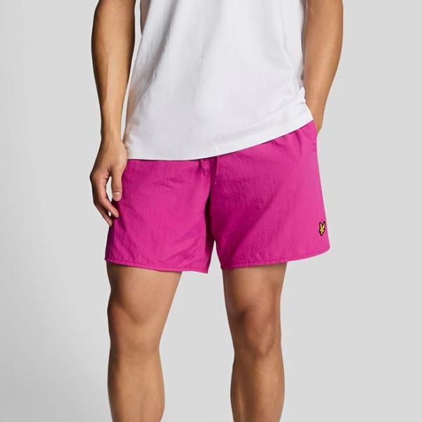 Lyle & Scott Zwembroek Paars