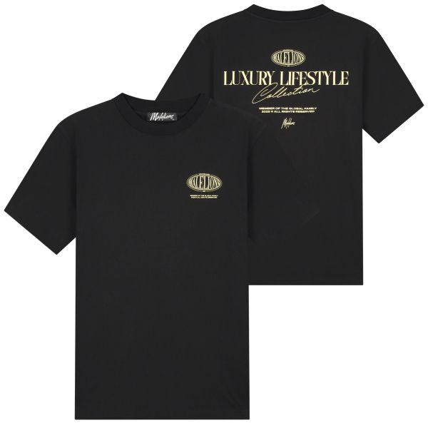 Malelions Members T-shirt Zwart