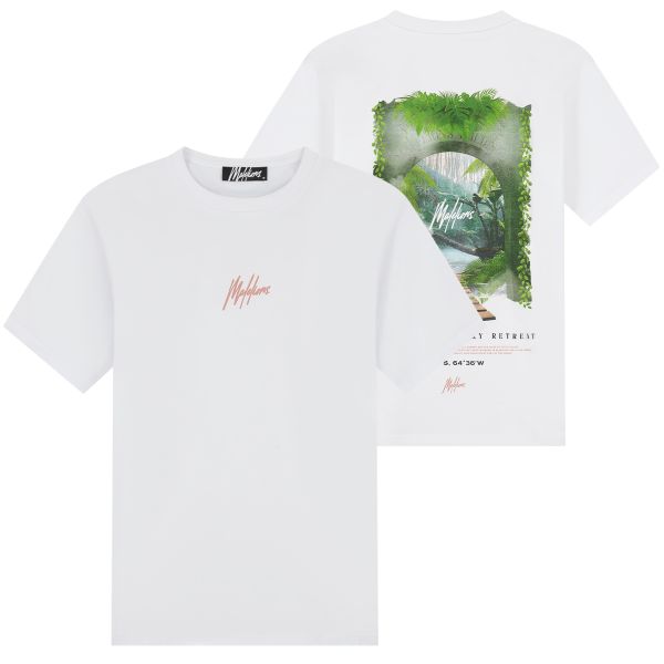 Malelions Retreat T-shirt Wit