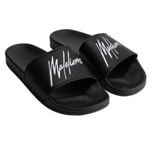 Malelions Signature Slippers Zwart