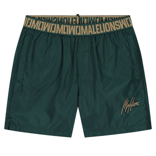 Malelions Venetian Zwembroek Donker Groen
