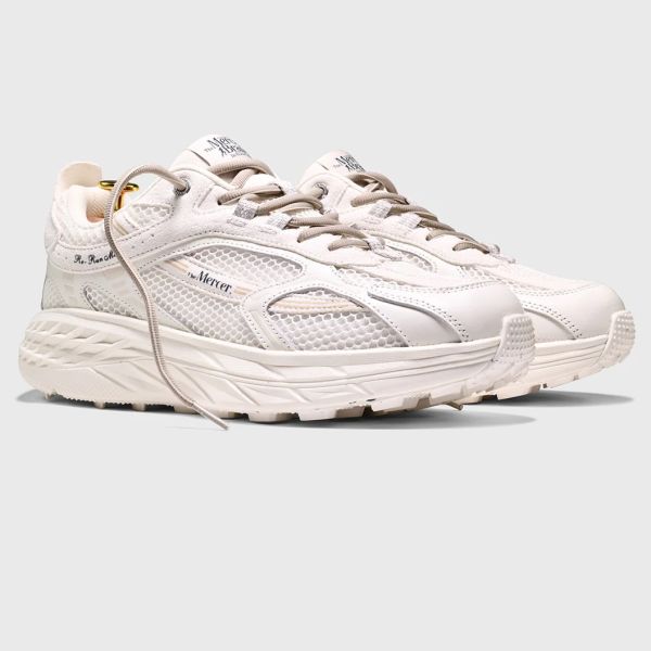 Mercer Amsterdam The Re-Run MAX Suede Sneaker Wit