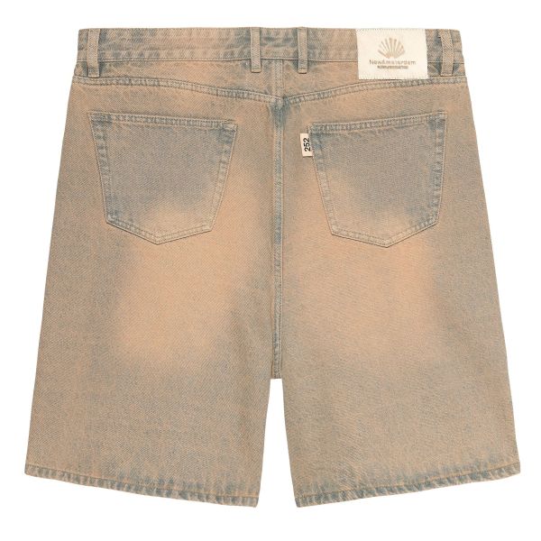 New Amsterdam Surf Association Denim Korte Broek Blauw/Bruin