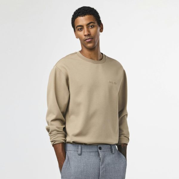 NN.07 Nat Logo Longsleeve T-shirt Beige
