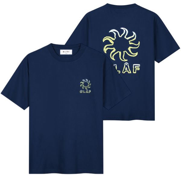 Olaf Gradient Sun T-shirt Navy
