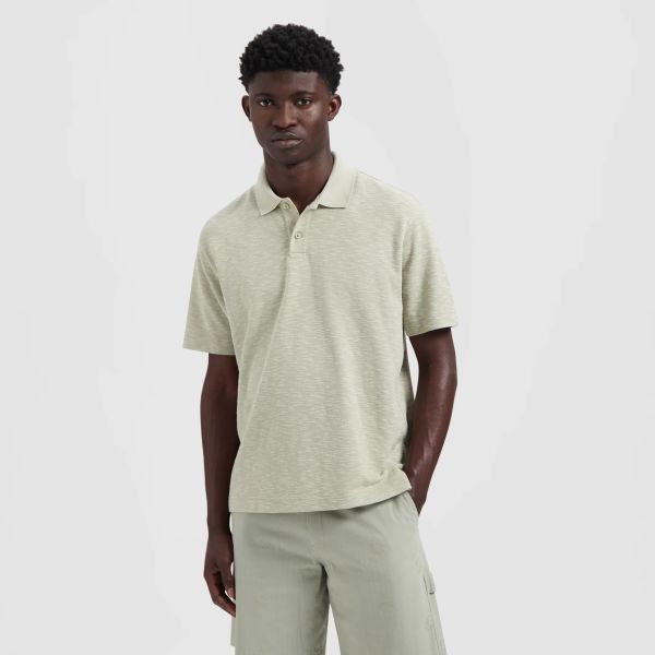 Olaf Slub Polo Licht Groen