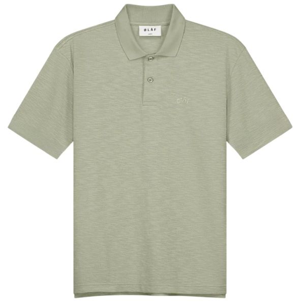 Olaf Slub Polo Licht Groen