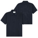 Olaf Sun Linen Overhemd Navy