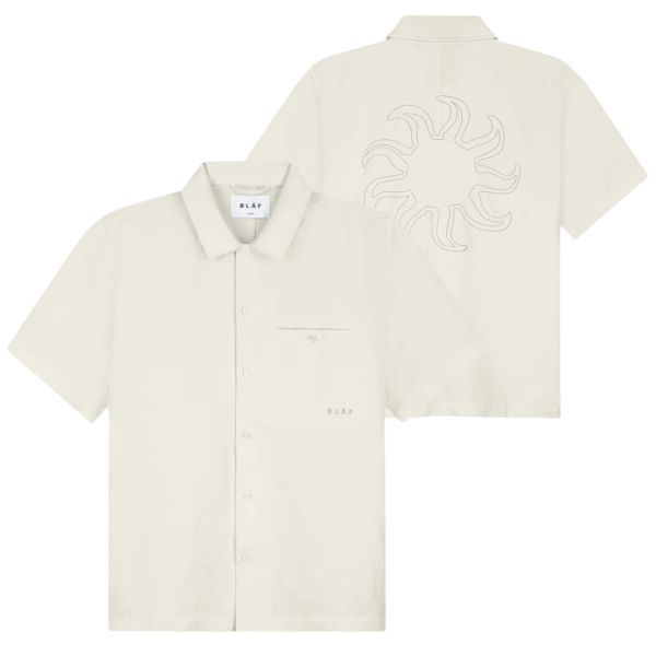 Olaf Sun Linen Overhemd Off White