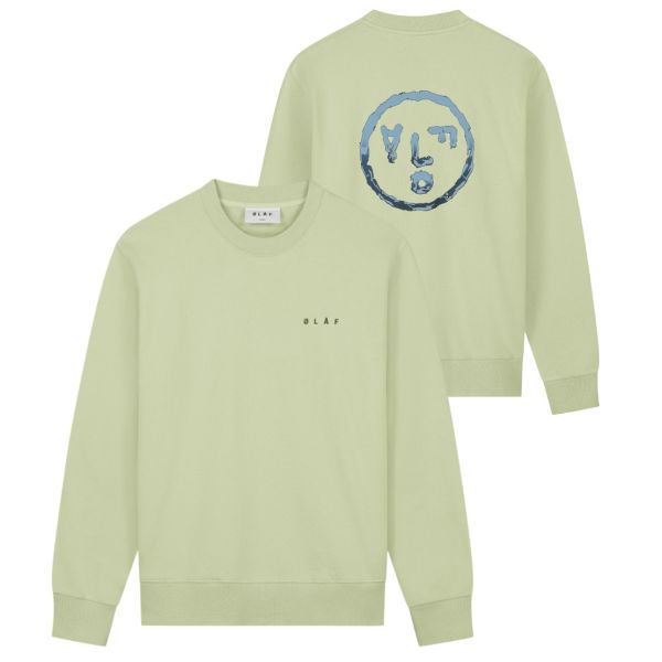 Olaf Sunscreen Face Sweater Licht Groen