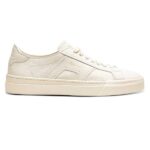 Santoni Double Buckle Signature Sneaker Wit