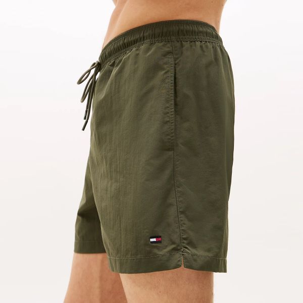 Tommy Hilfiger Medium Drawstring Zwembroek Donker Groen