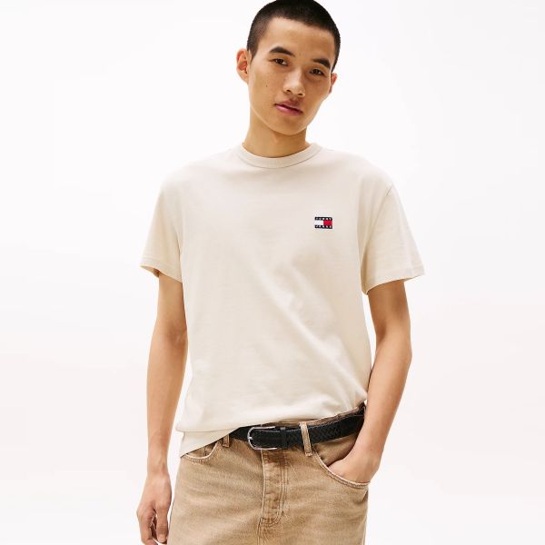 Tommy Jeans Badge T-shirt Off White
