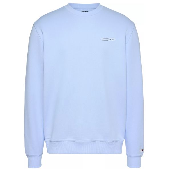 Tommy Jeans Entry Graphic Sweater Licht Blauw