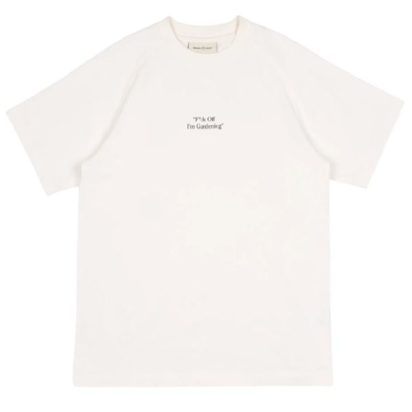 Bram's Fruit Gardening Raglan T-shirt Wit
