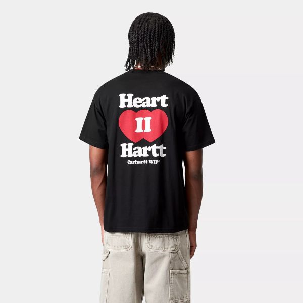 Carhartt WIP Heart II Hartt T-shirt Zwart