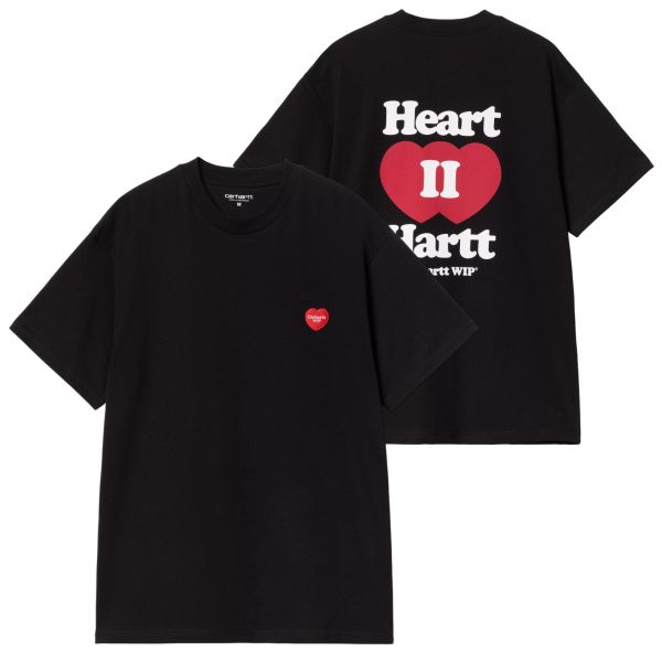 Carhartt WIP Heart II Hartt T-shirt Zwart