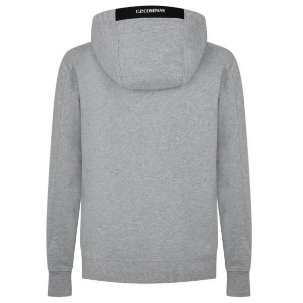 CP Company Diagonal Raised Fleece Lens Hoodie Grijs