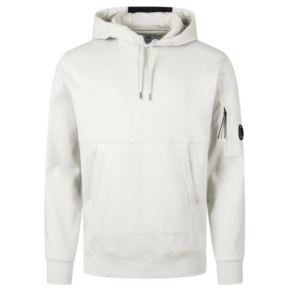 CP Company Diagonal Raised Fleece Lens Hoodie Mint