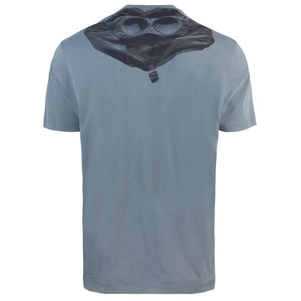 CP Company Goggle Print Back T-shirt Blauw