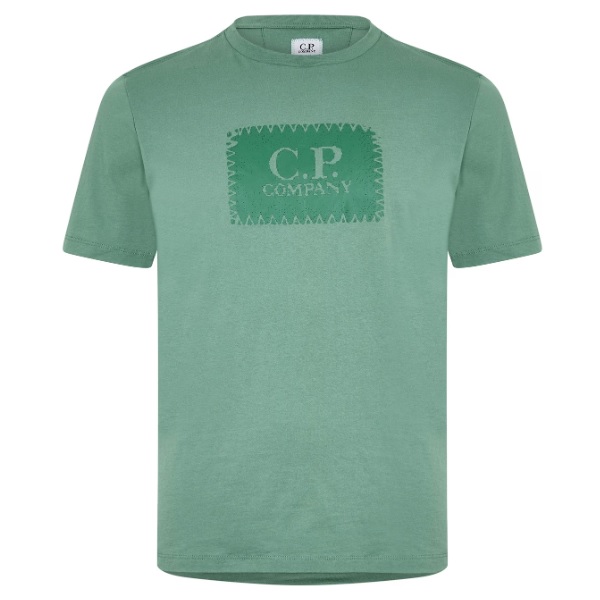 CP Company Label T-shirt Groen