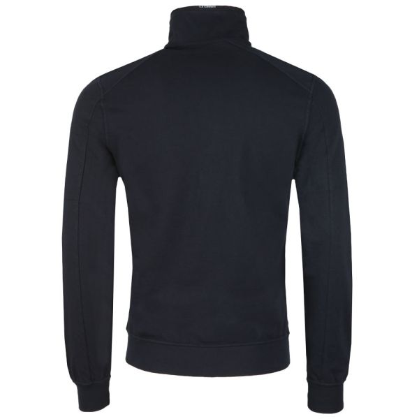 CP Company Light Fleece Half Zip Sweater Navy