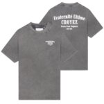Croyez Fraternité T-shirt Antraciet