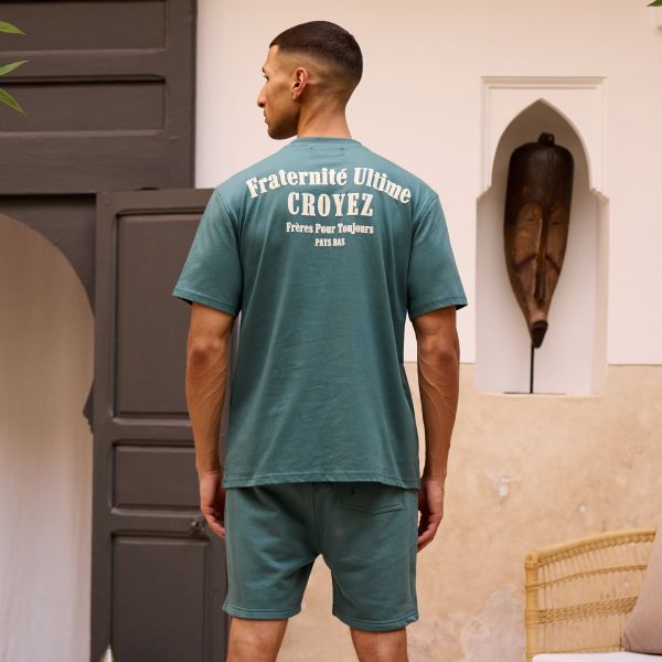 Croyez Fraternité T-shirt Groen