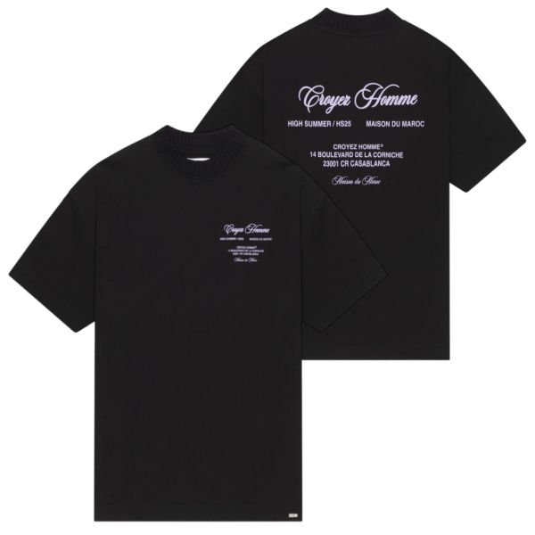 Croyez Showroom T-shirt Zwart