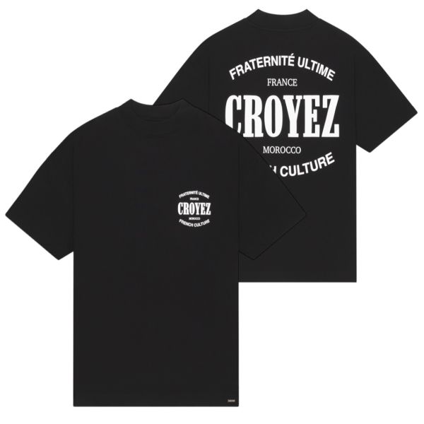 Croyez Stamp T-shirt Zwart
