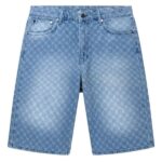 Daily Paper Monogram Denim Korte Broek Blauw