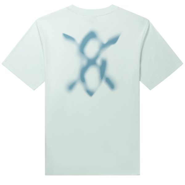 Daily Paper Shield Focus T-shirt Licht Blauw