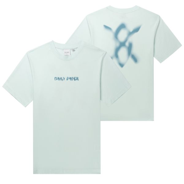 Daily Paper Shield Focus T-shirt Licht Blauw