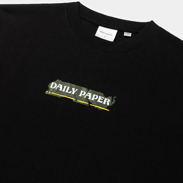 Daily Paper Sticker T-shirt Zwart