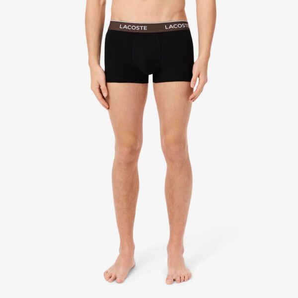 Lacoste Stretch 3-Pack Boxer Zwart/Beige/Bruin