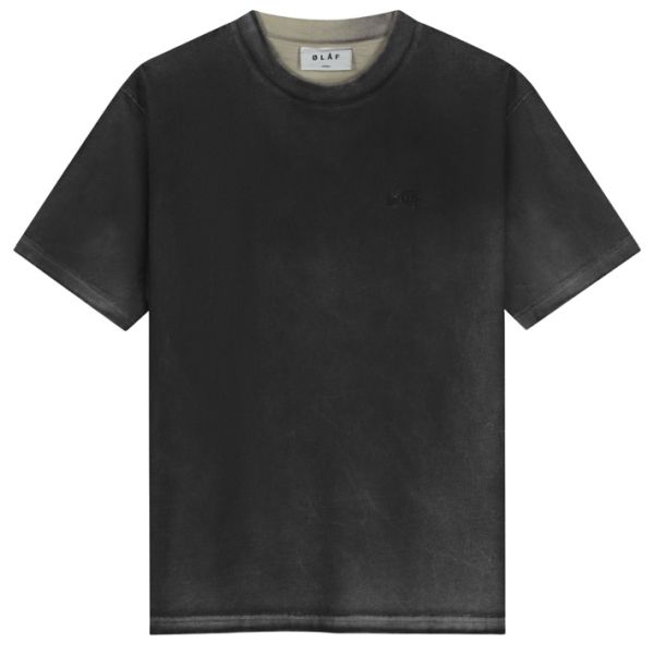 Olaf Pigment Spray T-shirt Antraciet